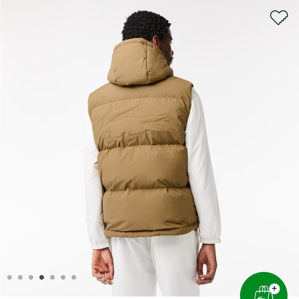 MEN'S QUILTED CROC DOWN VEST